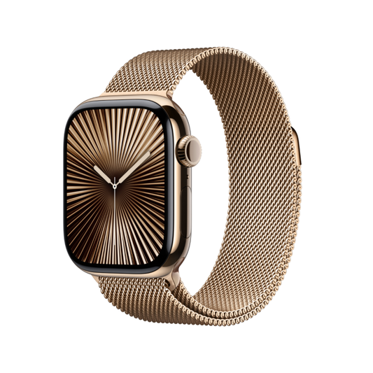 Apple Watch Series 10 Titanium Case with Milanese Loop