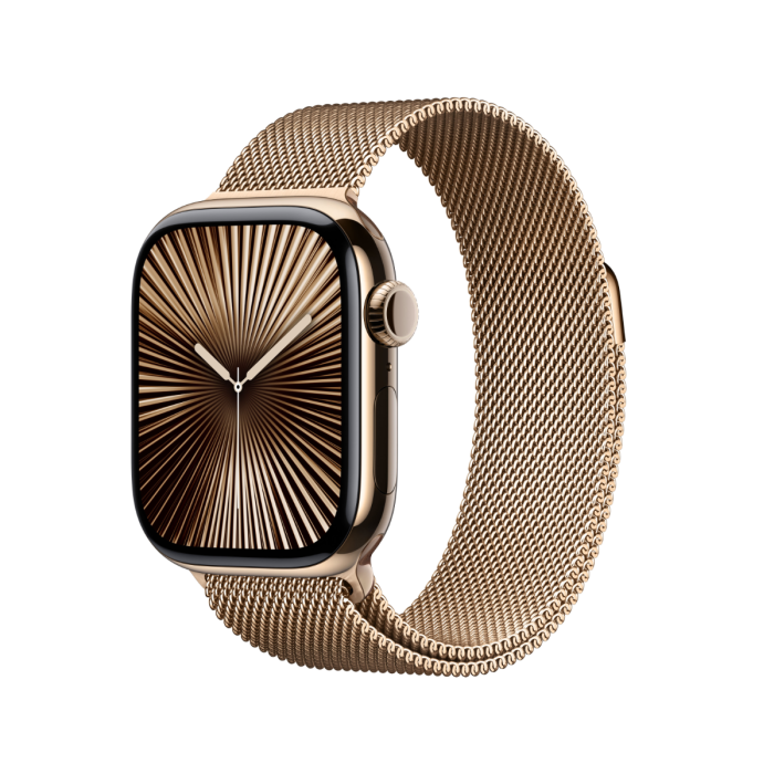 Apple Watch Series 10 Titanium Case with Milanese Loop