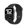 Apple Watch Series 10 Jet Black Aluminium Case with Black Sport Band