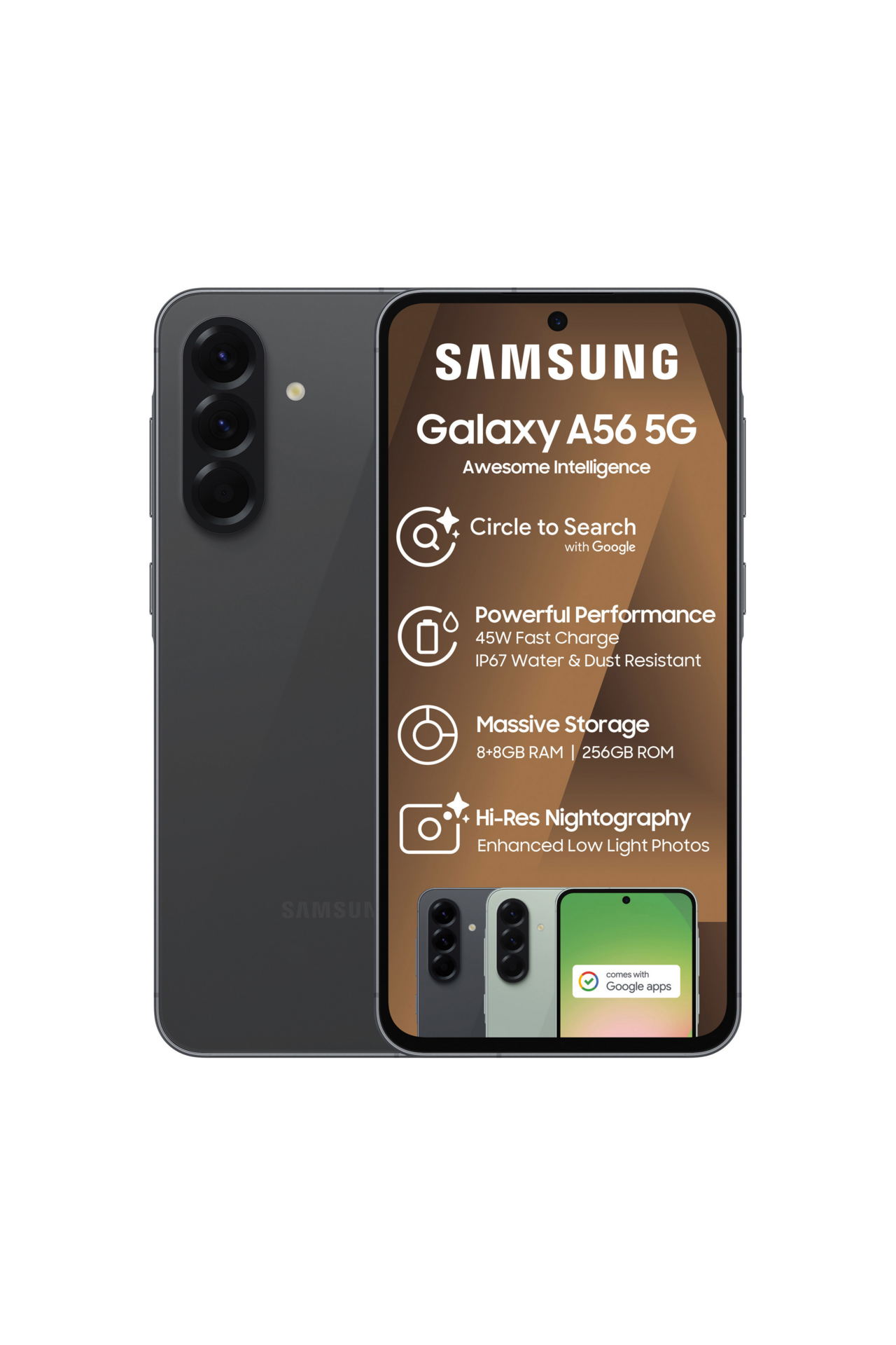Samsung Galaxy A56 5G Black 256GB Dual SIM