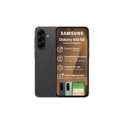 Samsung Galaxy A56 5G Black 256GB Dual SIM